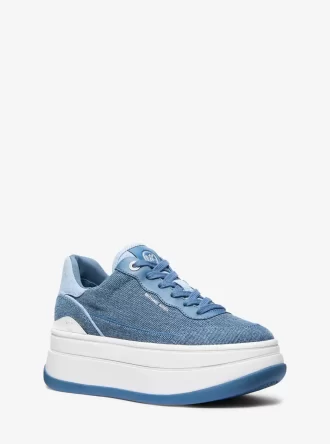 Zapatillas de plataforma vaqueras bicolor Hayes