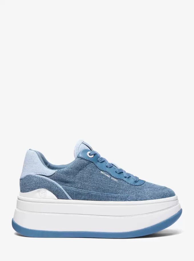 Zapatillas de plataforma vaqueras bicolor Hayes Zapatillas de plataforma vaqueras bicolor Hayes