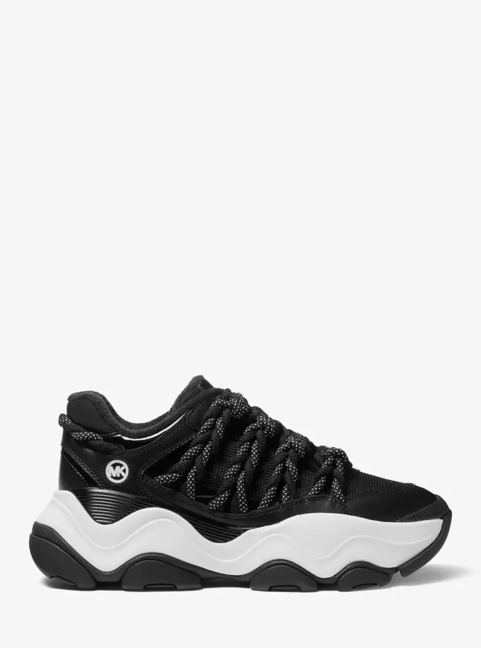 Zapatillas deportivas Atlas Cord de cuero y malla Zapatillas deportivas Atlas Cord de cuero y malla