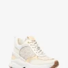 Zapatillas deportivas con el logotipo de Katrina y lagarto metálico en relieve Zapatillas deportivas con el logotipo de Katrina y lagarto metálico en relieve