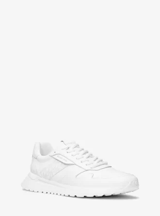 Zapatillas deportivas Dax de piel granulada y logotipo