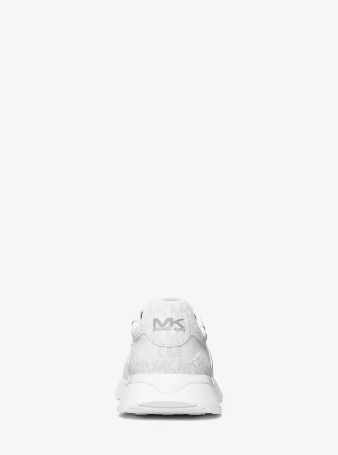 Zapatillas deportivas Dax de piel granulada y logotipo