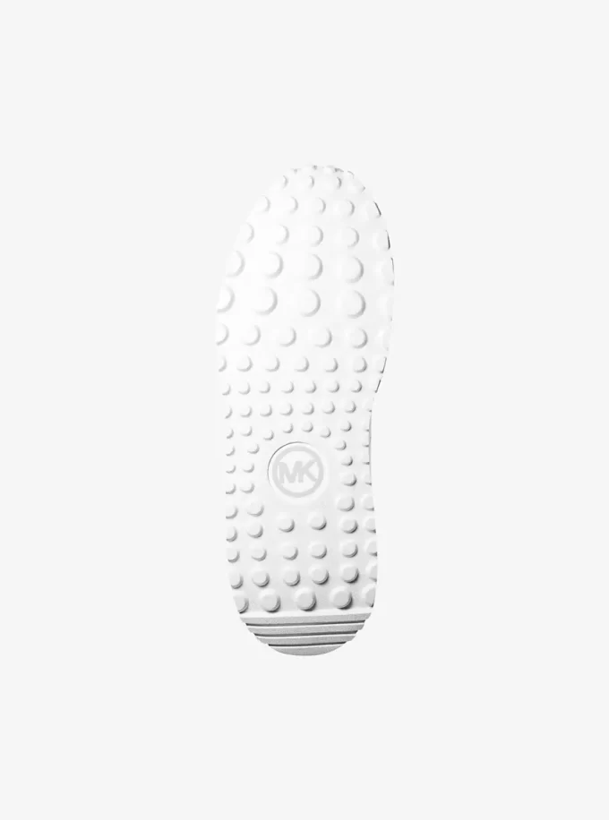 Zapatillas deportivas Dax de piel granulada y logotipo