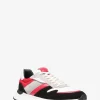 Zapatillas deportivas Dax de piel y ante con bloques de color