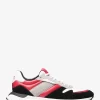 Zapatillas deportivas Dax de piel y ante con bloques de color