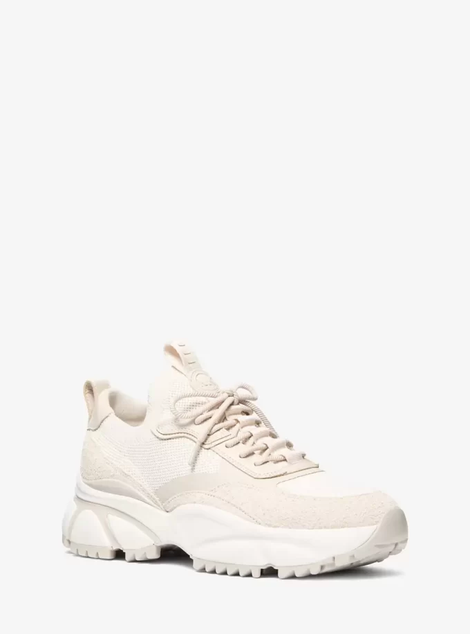 Zapatillas deportivas de ante y punto elástico Darius