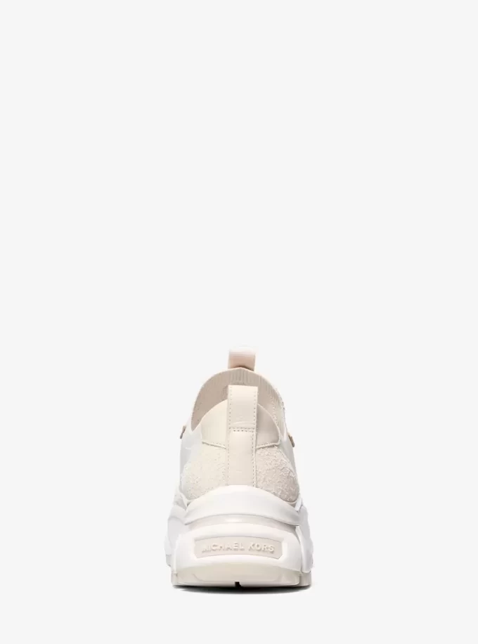 Zapatillas deportivas de ante y punto elástico Darius