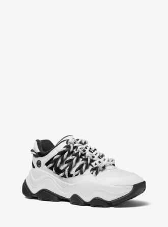 Zapatillas deportivas de malla y cuero Atlas Cord