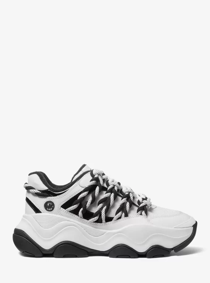 Zapatillas deportivas de malla y cuero Atlas Cord Zapatillas deportivas de malla y cuero Atlas Cord