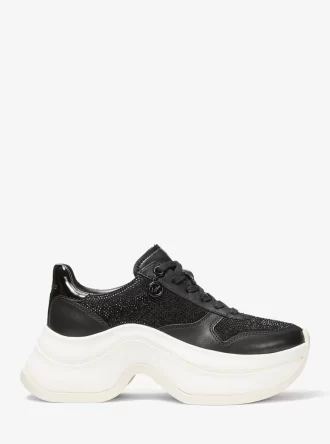 Zapatillas deportivas de piel adornadas Arla