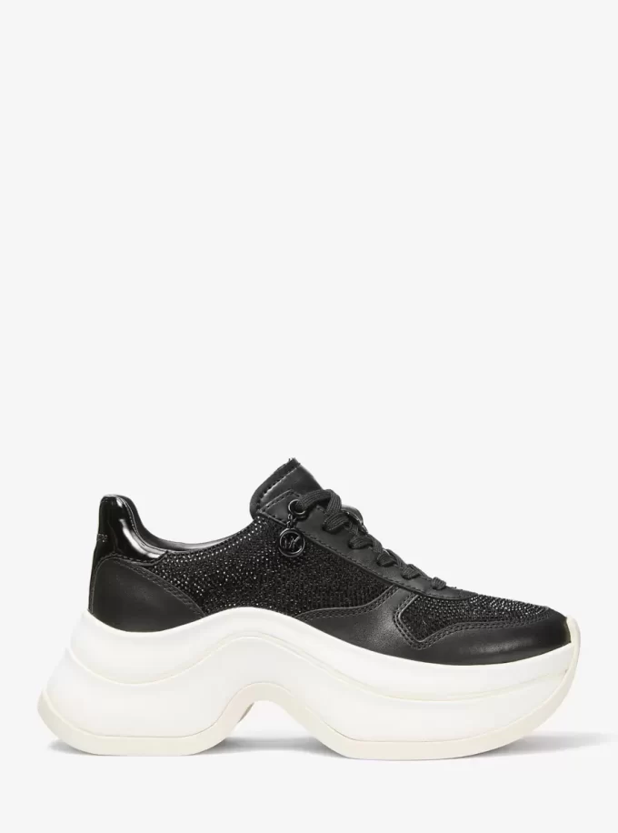 Zapatillas deportivas de piel adornadas Arla Zapatillas deportivas de piel adornadas Arla
