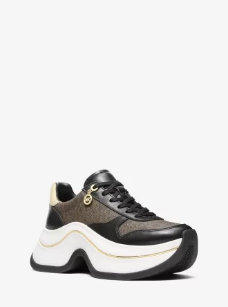 Zapatillas deportivas de piel y ante Arla