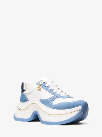 Zapatillas deportivas de piel y ante Arla