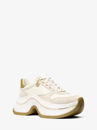 Zapatillas deportivas de piel y ante Arla