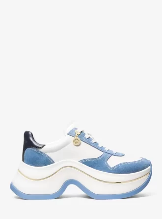 Zapatillas deportivas de piel y ante Arla