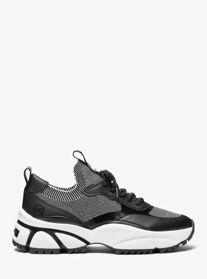 Zapatillas deportivas de punto elástico bicolor Darius Zapatillas deportivas de punto elástico bicolor Darius