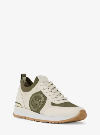 Zapatillas deportivas Jenkins de punto elástico en dos tonos