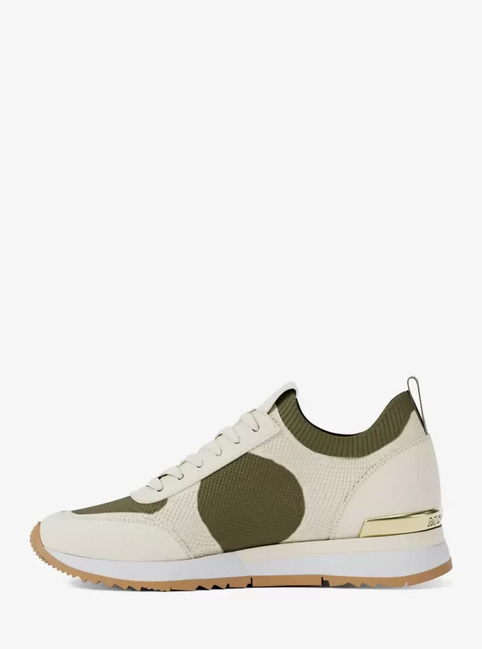 Zapatillas deportivas Jenkins de punto elástico en dos tonos Zapatillas deportivas Jenkins de punto elástico en dos tonos