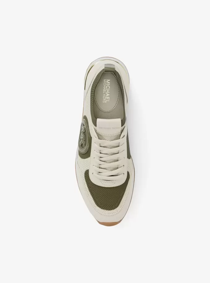 Zapatillas deportivas Jenkins de punto elástico en dos tonos Zapatillas deportivas Jenkins de punto elástico en dos tonos