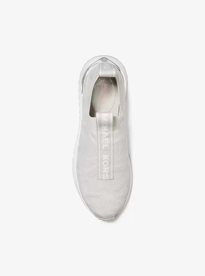 Zapatillas deportivas sin cordones de punto elástico con el logo de Bodie en relieve Zapatillas deportivas sin cordones de punto elástico con el logo de Bodie en relieve