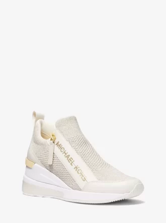 Zapatillas deportivas Willis de punto elástico metalizado