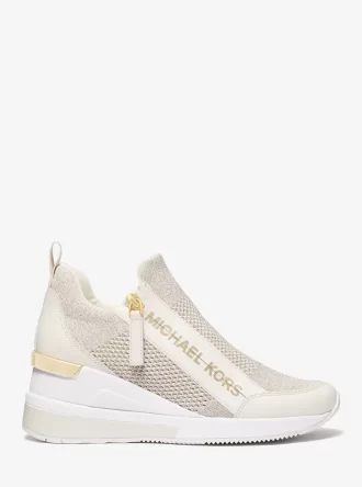 Zapatillas deportivas Willis de punto elástico metalizado