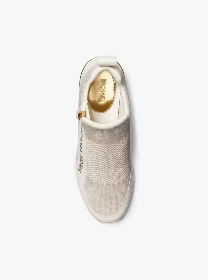Zapatillas deportivas Willis de punto elástico metalizado Zapatillas deportivas Willis de punto elástico metalizado