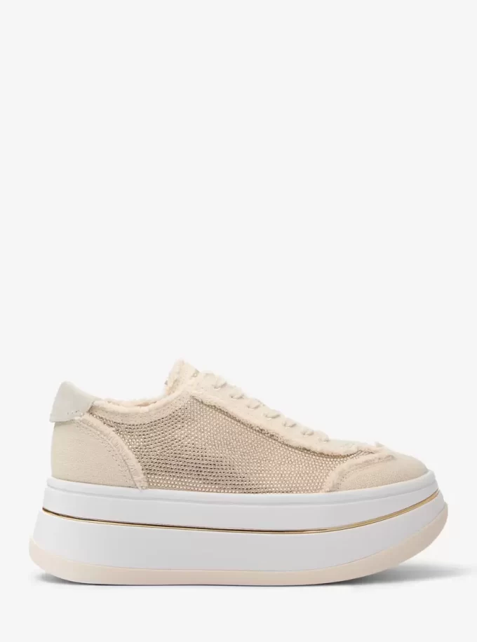 Zapatillas Hayes de mezcla de lino con adornos Zapatillas Hayes de mezcla de lino con adornos