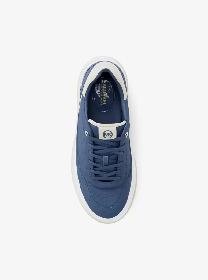 Zapatillas Hayes de plataforma de ante con relieve de cocodrilo Zapatillas Hayes de plataforma de ante con relieve de cocodrilo