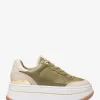 Zapatillas Hayes de plataforma de piel bicolor Zapatillas Hayes de plataforma de piel bicolor