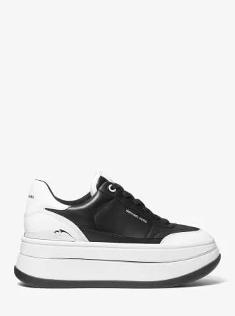 Zapatillas Hayes de plataforma de piel bicolor