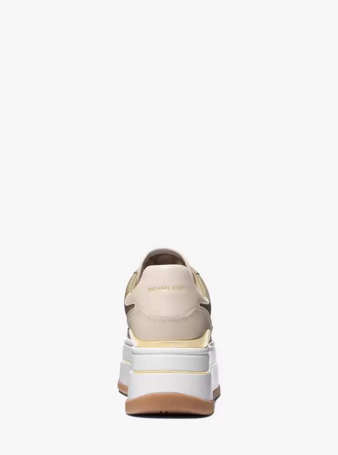 Zapatillas Hayes de plataforma de piel bicolor Zapatillas Hayes de plataforma de piel bicolor
