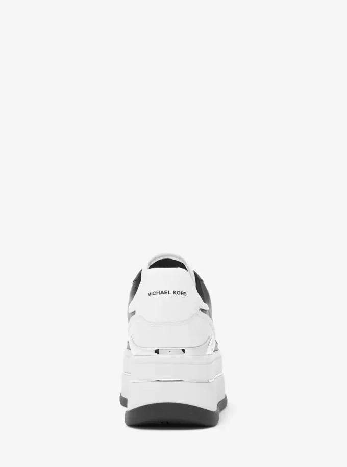 Zapatillas Hayes de plataforma de piel bicolor Zapatillas Hayes de plataforma de piel bicolor