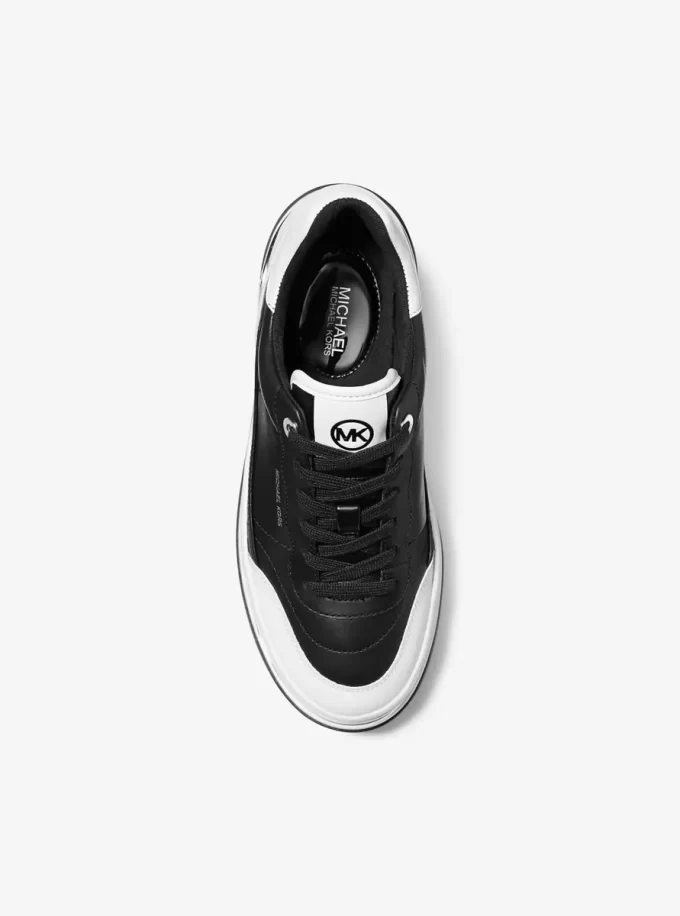 Zapatillas Hayes de plataforma de piel bicolor Zapatillas Hayes de plataforma de piel bicolor