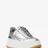 Zapatillas Hayes de plataforma de piel metalizada con adornos Zapatillas Hayes de plataforma de piel metalizada con adornos