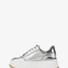 Zapatillas Hayes de plataforma de piel metalizada con adornos Zapatillas Hayes de plataforma de piel metalizada con adornos
