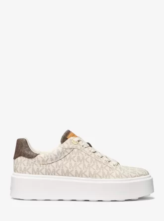 Zapatillas Romey con plataforma y logotipo bicolor