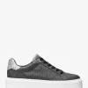 Zapatillas Romey de plataforma metalizadas bicolor con logo de la firma