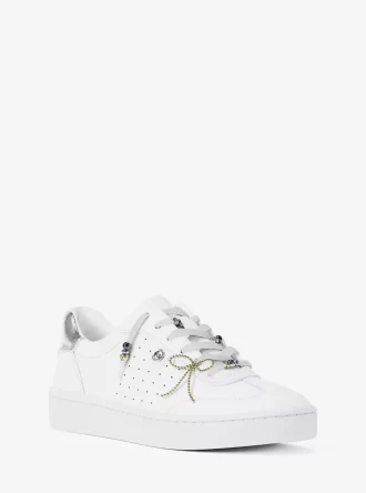 Zapatillas Scotty de piel con adornos