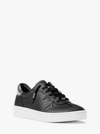 Zapatillas Scotty de piel con adornos