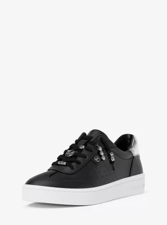 Zapatillas Scotty de piel con adornos