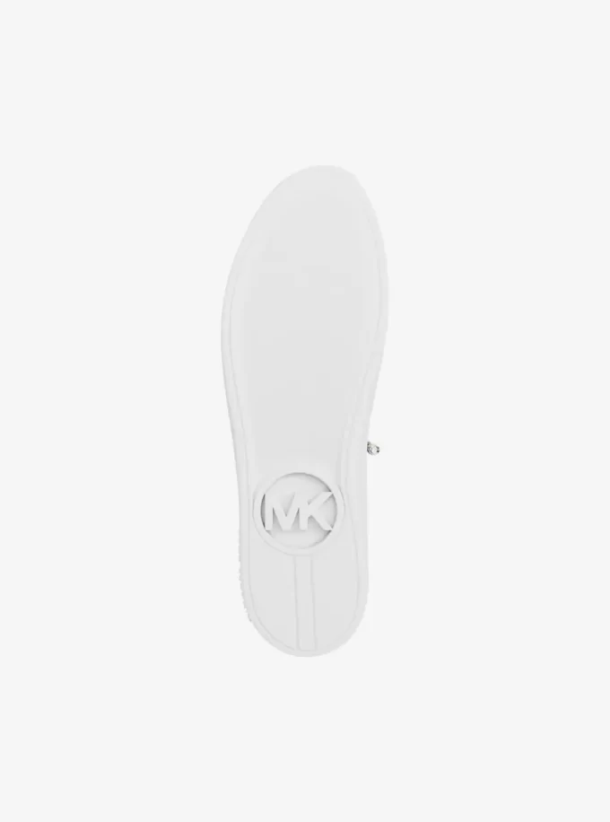 Zapatillas Scotty de piel metalizada con adornos Zapatillas Scotty de piel metalizada con adornos