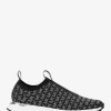 Zapatillas sin cordones de punto con logotipo metálico de Bodie