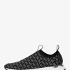 Zapatillas sin cordones de punto con logotipo metálico de Bodie