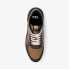 Zapatillas Trevor de cuero y sarga con cordón Zapatillas Trevor de cuero y sarga con cordón