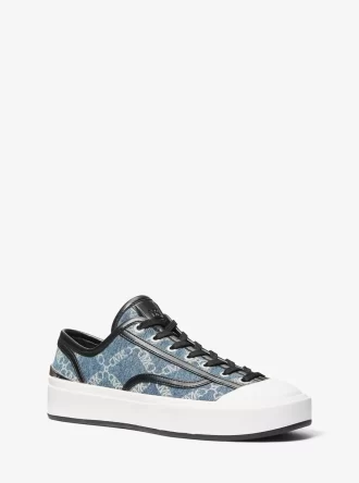 Zapatillas vaqueras con jacquard de diamantes Jude Empire