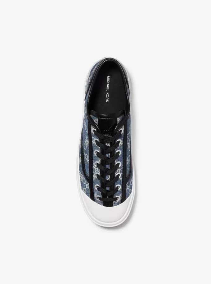 Zapatillas vaqueras con jacquard de diamantes Jude Empire Zapatillas vaqueras con jacquard de diamantes Jude Empire