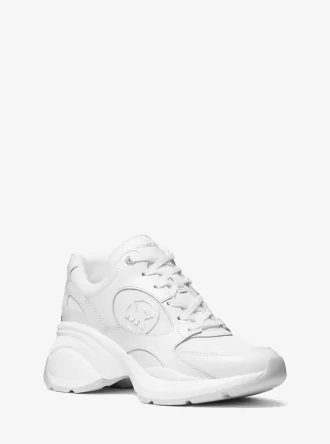 Zapatillas Zuma de cuero y malla