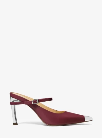 Zapato de tacón alto tipo mule de piel Kasia