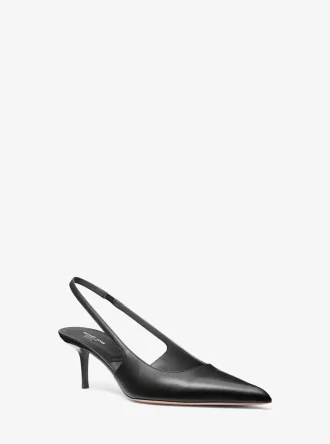 Zapato de tacón con tira en el talón Emma de piel